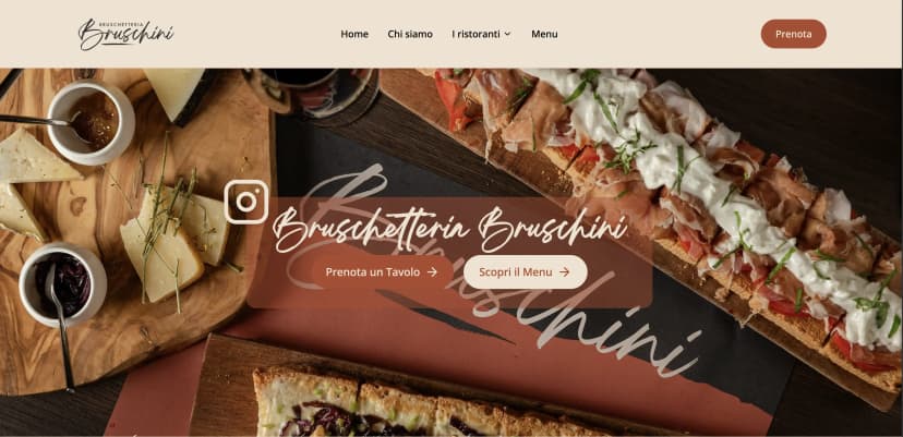 Esempio sito web realizzato